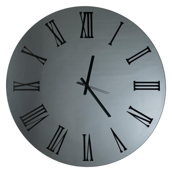 Orologio Da Muro 45 cm Struttura, � uno specchio Ramato SIRIO SMALL Diametro 45 cm lancette in metallo numeri colore Bronzo/Corten a rilievo , l'orologio specchio