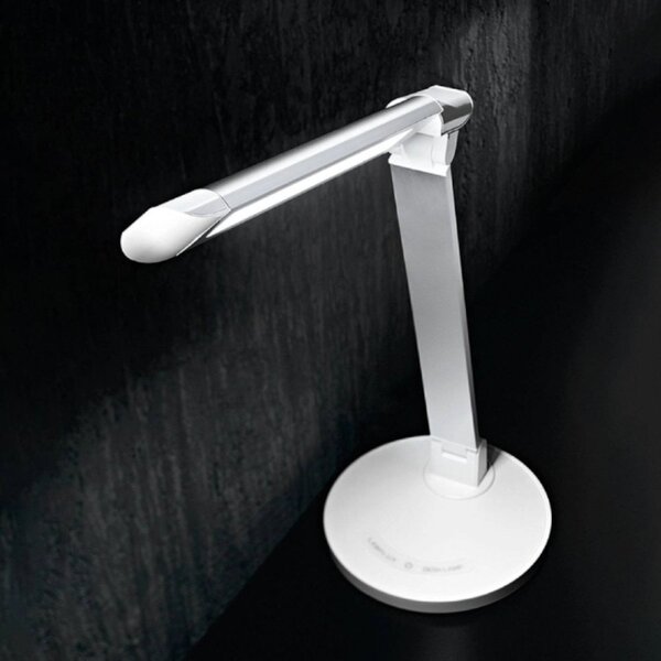 Abat-jour moderna hal 6026 b led touch alluminio plastica - Perenz