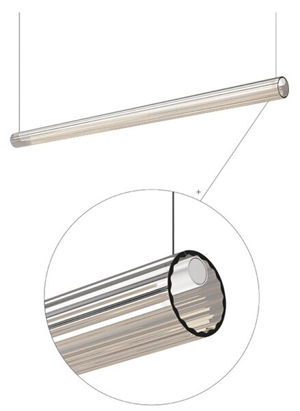 Sospensione pan international twenty 1100 vs v1 1620lm 4000k ip40 vetro - Pan International
