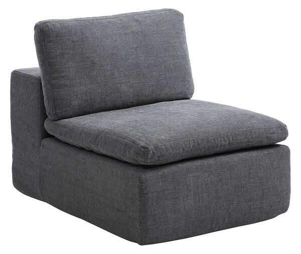 Poltrona in tessuto grigio antracite - CORTOLINE