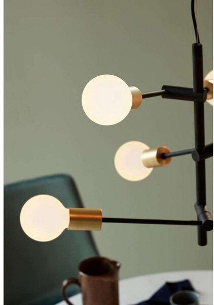 Lampada a sospensione Nordlux, Josefine, dimmerabile, Nero, Soggiorno, Metallo, Moderno