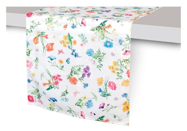 Runner Caroline in poliestere decorato cm 40x140