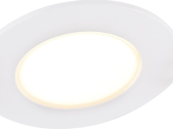 Set di 12 faretti da incasso bianchi con LED dimmerabile Dim-to-Warm 7W IP65 - Blanca