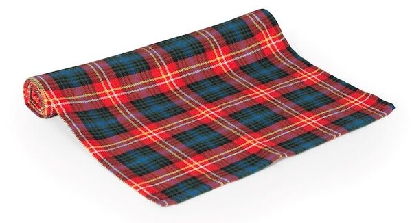 Runner Tartan in cotone e poliestere cm 40x140