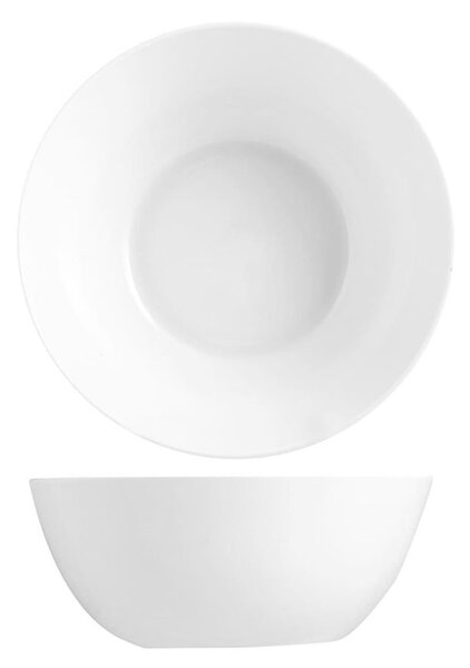 Insalatiera Coupe in bone china avorio cm 23
