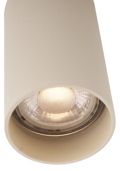 Set di 4 faretti moderni beige da superficie GU10 50mm rotondi - Tuba