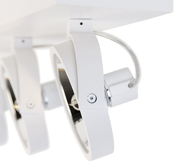 Faretto di design bianco orientabile 3 luci - Go