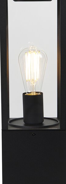 Lampada da giardino a palo nera 80 cm con picchetto e pressacavo - Charlois
