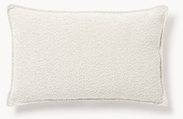 Cuscino decorativo grande in bouclé Lennon, 50 x 80 cm