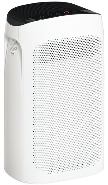 HOMCOM Purificatore d'Aria per Allergie con Filtro HEPA a Triplo Strato, 3 Velocità, Modalità Sonno, Timer, Area coperta 25-35m³|Aosom