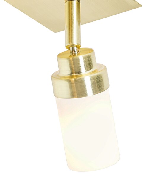 Faretto da bagno moderno ottone 2 luci IP44 - Japie