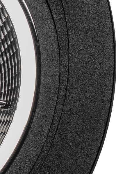 Set di 6 Faretto da incasso moderno nero regolabile - CHUCK 111