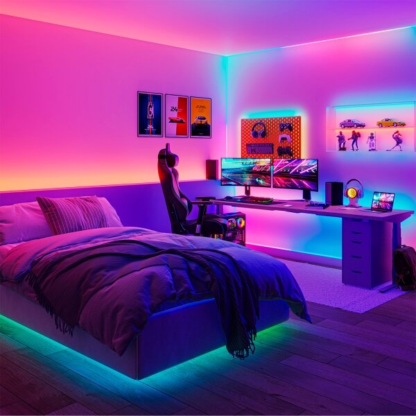 Philips - Striscia LED RGBIC dimmerabile SMART STRIP 3m LED/13W/230V 2700/6500K Wi-Fi