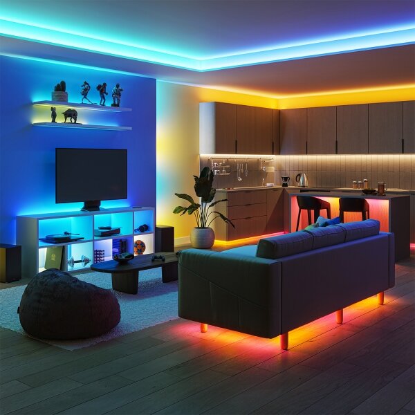 Philips - Striscia LED RGBIC dimmerabile SMART STRIP 3m LED/13W/230V 2700/6500K Wi-Fi