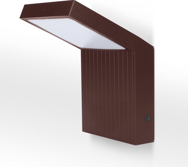 Brilagi - Lampada da parete esterna LED RIANO LED/8W/230V marrone IP65