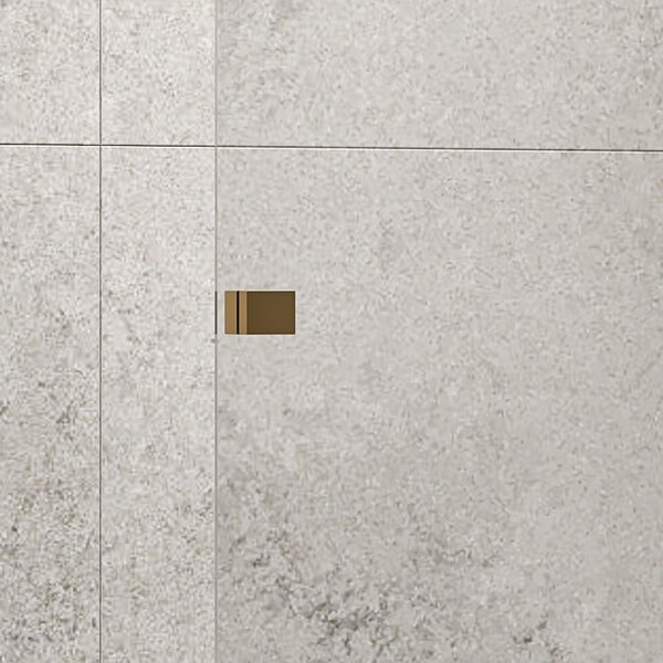 Box doccia walk in scorrevole 120 cm finitura oro | KNM4000W-G - KAMALU