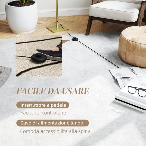 DecHome Lampada da Terra LED Moderna a Spirale 3 Luminosit Piantana in Alluminio colore Oro