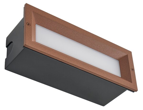 Lampade da esterno Lucande, Lachlain, Marrone / Ruggine, Balcone, Alluminio, Moderno