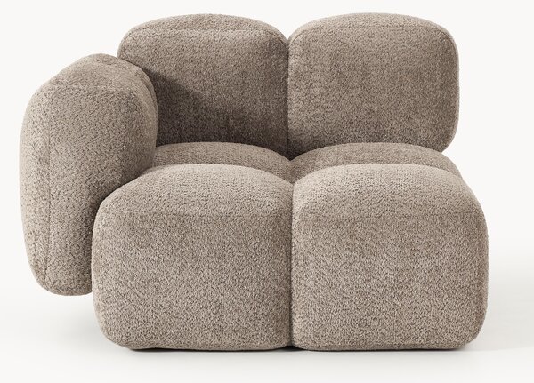 Modulo angolare in teddy-bouclé Tayla
