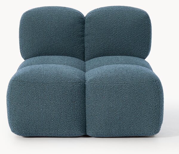 Modulo centrale in bouclé Tayla