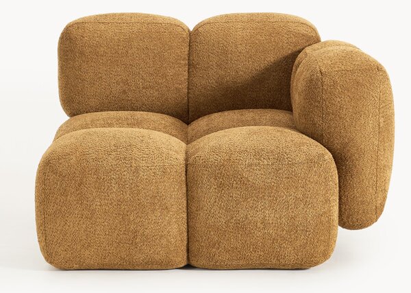 Modulo angolare in teddy-bouclé Tayla