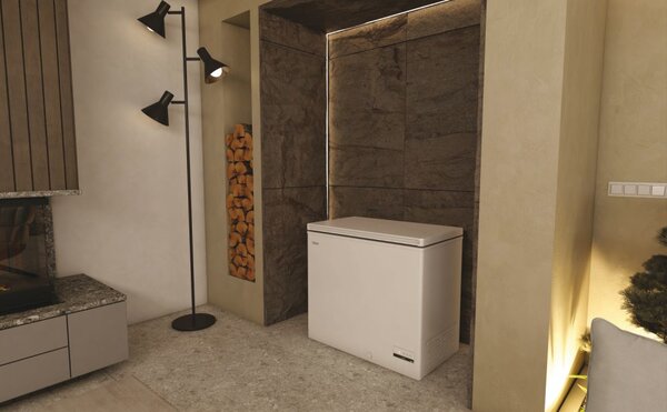 Haier Congelatore a Pozzetto Orizzontale Capacit 196 Litri Classe energetica D Capacit di congelamento 12,5 kg/24h colore Bianco - HCE200D