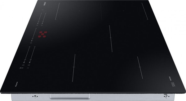 Samsung Piano Cottura Induzione 5 Fuochi Larghezza 80 cm in Vetro colore Nero - NZ85C5047FK/U1 Slim Fit