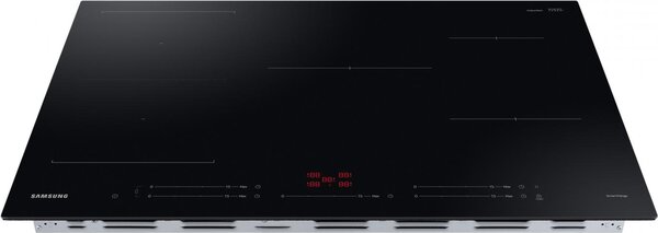 Samsung Piano Cottura Induzione 5 Fuochi Larghezza 80 cm in Vetro colore Nero - NZ85C5047FK/U1 Slim Fit