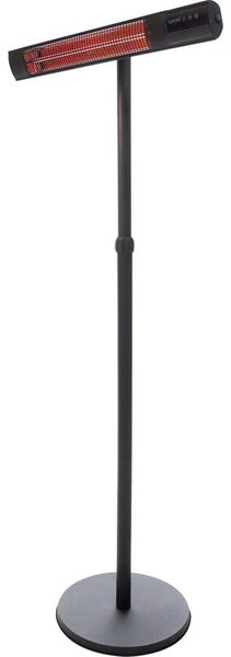 Riscaldatore radiante a piantana SUNRED® Royal Diamond Dark Standing 2500W nero