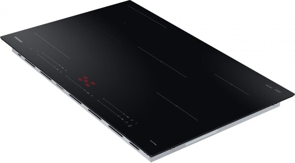 Samsung Piano Cottura Induzione 5 Fuochi Larghezza 80 cm in Vetro colore Nero - NZ85C5047FK/U1 Slim Fit