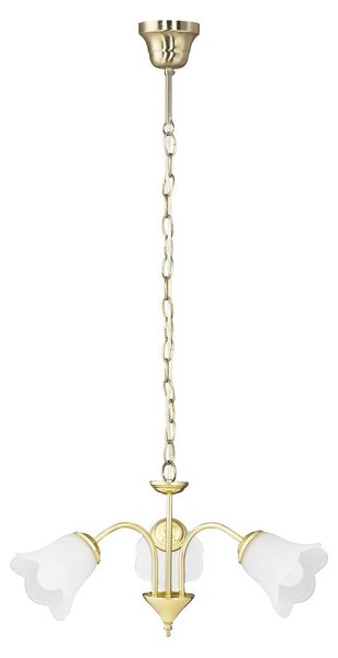 Rabalux 7233 Lampadario 3 punti Rafaella, E14, oro, rotondo, classico, ø600mm