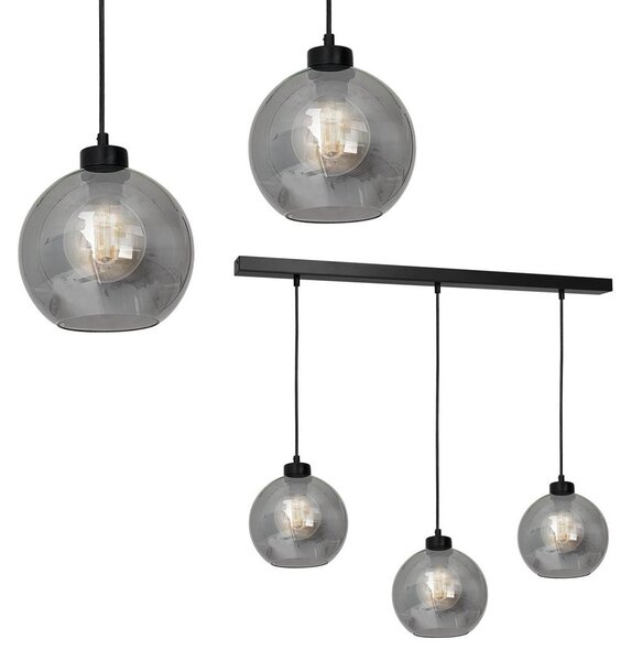 Sofia Smoked luce a sospensione 3Xe27 luce a soffitto lampada a soffitto luce a sospensione