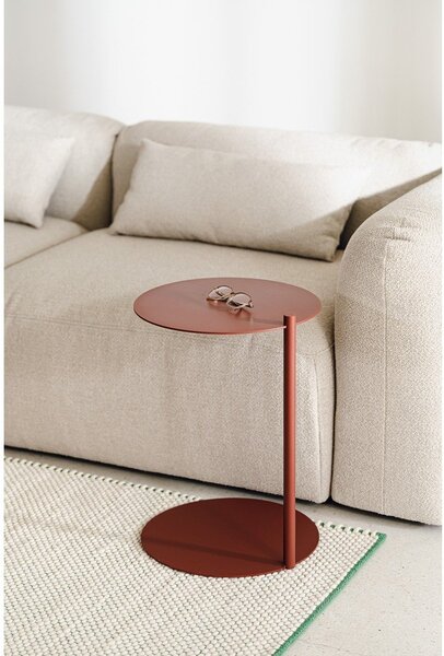 Tavolino rotondo in acciaio 41x40 cm Ande – noo.ma