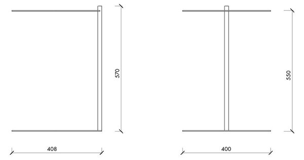 Tavolino rotondo in acciaio 41x40 cm Ande – noo.ma