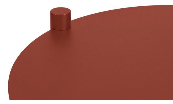 Tavolino rotondo in acciaio 41x40 cm Ande – noo.ma