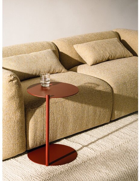 Tavolino rotondo in acciaio 41x40 cm Ande – noo.ma