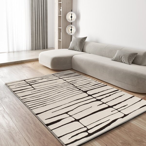 Tappeto color crema 200x290 cm Retro – Universal