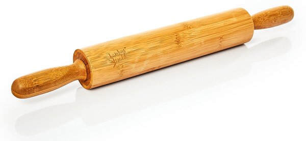 Klarstein Mattarello 100 % bambù 43 x 5 cm (LxØ) superficie liscia bambù