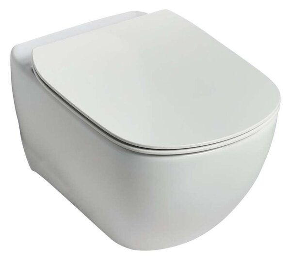 Ideal Standard Tesi - WC sospeso con copriwater, AquaBlade, bianco T354701