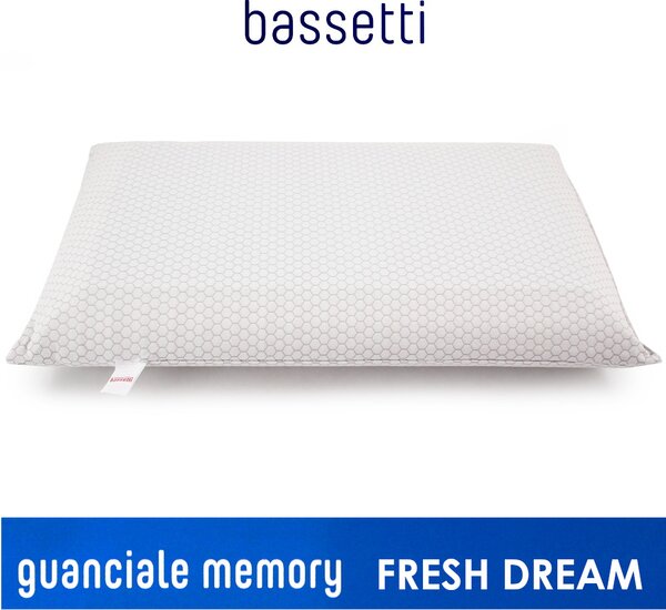 Guanciale in MEMORY di Bassetti con lato FRESH DREAM