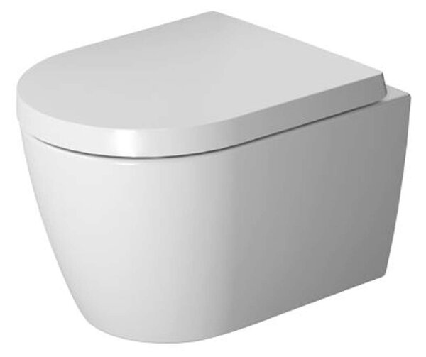 Duravit ME by Starck - WC sospeso Compact, Rimless, bianco/bianco opaco 2530092600