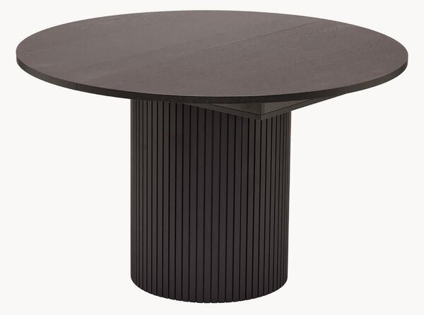 Tavolo rotondo allungabile in legno di quercia Toscana, Ø 120-160 cm