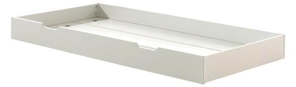 Letto da bambini estraibile bianco in pino massiccio con rete inclusa 90x200 cm Margrit – Vipack