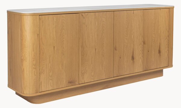 Credenza con piano effetto marmo Almira
