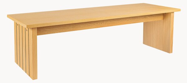 Tavolino da salotto in legno di quercia Stripe, 120 x 60 cm