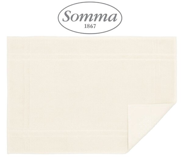 Tappeto bagno in puro cotone con antiscivolo SOMMA Art. ORIGAMI Var. 520 BEIGE - Misura 50x80
