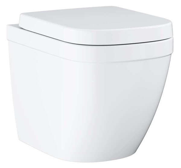 Grohe Euro Ceramic - WC a terra con copriwater softclose, rimless, Triple Vortex, bianco alpino 39839000