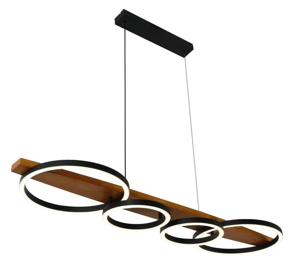 Brilagi - Lampadario LED sospeso con cavo PLANK LED/35W/230V 4000K 30x100 cm legno