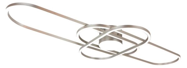 Brilagi - Lampada da soffitto LED dimmerabile APOLLO LED/58W/230V 43,2x101,2 cm cromo + telecomando