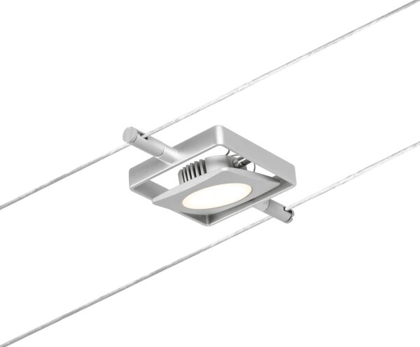 Paulmann 94420 - Kit completo sistema a cavo MAC 230V, 5x LED da 4,5W, cromo opaco